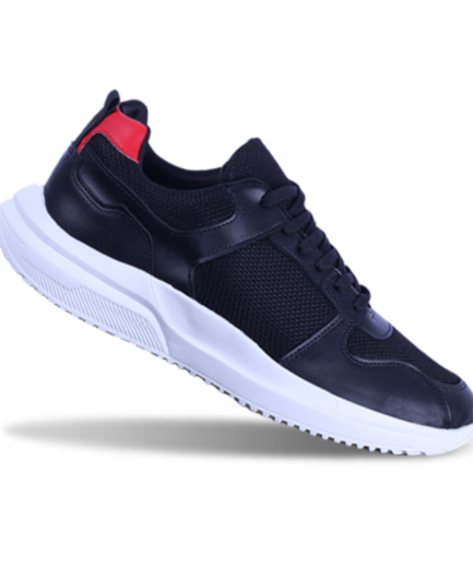 MEN S BLACK-RED RUNNING