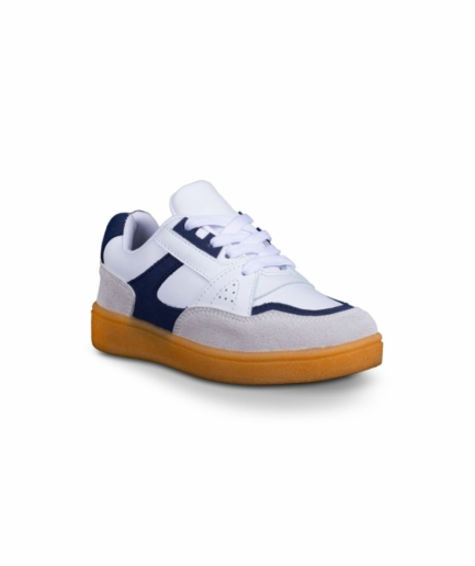 MEN S NAVY AND WHITE SNEAKER